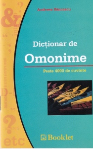 Andreea Bancescu - Dictionar de omonime