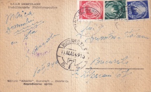 Baile Herculane. Stabilimentele Hidroterapeutice (circulata 1949) - Img 2
