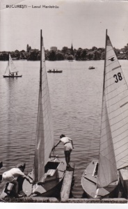 Bucuresti. Lacul Herastrau (circulata 1961)
