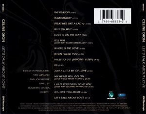 Celine Dion – Let's Talk About Love - Img 2