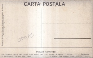 Conferinta Balcanica in Bucuresti 1913. Delegatii Conferintei (necirculata) - Img 2