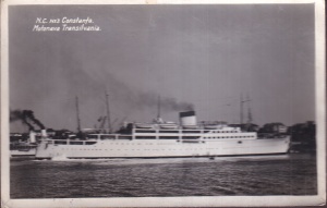 Constanta. Motonava Transilvania (circa 1940, necirculata)