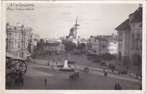 Constanta. Piata Independentei (circulata 1936)