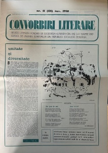 Convorbiri Literare, nr. 11, noiembrie 1980