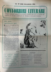 Convorbiri Literare, nr. 12, decembrie 1981