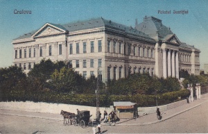 Craiova. Palatul Justitiei (necirculata, circa 1920)