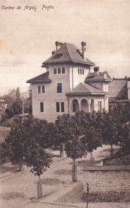 Curtea de Arges. Posta (circa 1910, necirculata)