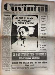 Cuvantul, nr. 42, 13-19 noiembrie 1990