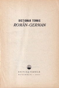 Dictionar tehnic german-roman - Img 2