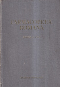 Farmacopeea romana. Editia a IX-a