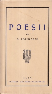 G. Calinescu - Poesii (1937)