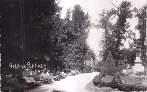 Gradina Publica Tg-Jiu (necirculata, anii 1930)