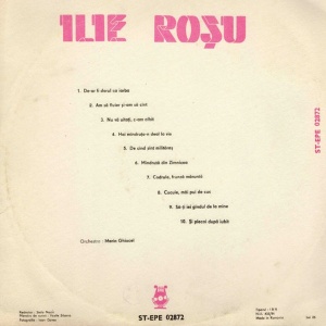 Ilie Rosu – De-ar fi dorul ca iarba - Img 2