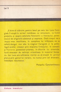 Ion Luca Caragiale - Kir Ianulea - Img 2