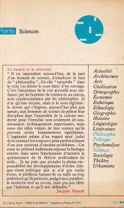 Jacques Monod - Le hasard et la necessite - Img 2