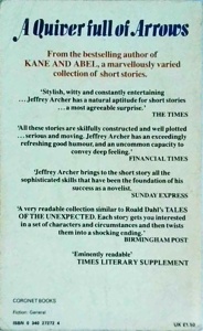 Jeffrey Archer - A quiver full of Arrows - Img 2