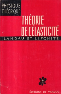Landau et Lifchitz - Theorie de l'elasticite