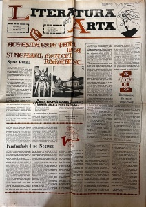 Literatura si Arta. Saptamanal al Uniunii Scriitorilor din Modova, nr. 27, 5 iulie 1990
