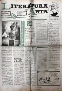Literatura si Arta. Saptamanal al Uniunii Scriitorilor din Modova, nr. 45, 8 noiembrie 1990