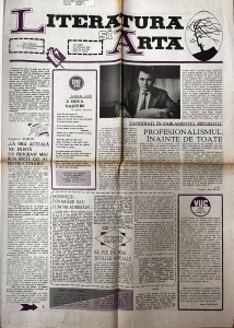 Literatura si Arta. Saptamanal al Uniunii Scriitorilor din Modova, nr. 5, 8 februarie 1990