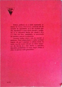 Liviu Pirsan, Constantin Ionescu Tiu - Probleme de matematica pentru elevii de liceu din clasele a XI-a si a XII-a - Img 2