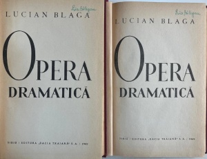 Lucian Blaga - Opera dramatica, 2 volume (1942)