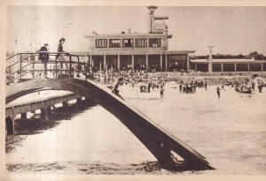 Mamaia. Plaja (circulata 1958)