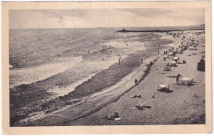 Mangalia. Plaja (circulata 1934)