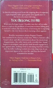 Mary Higgins Clark - You belong to me - Img 2