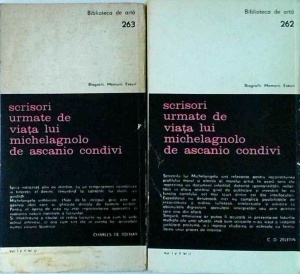 Michelangelo Buonarroti - Scrisori. Urmate de viata lui Michelangelo de Ascanio Condivi, 2 volume - Img 2