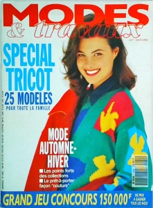 Modes & Travaux. Special tricot 25 modeles pour toute la famille. Aout 1991