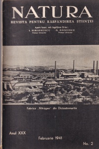 Natura. Revista pentru raspandirea stiintei, anul XXX, nr. 2, februarie 1941