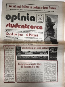 Opinia Studenteasca, nr. 50, noiembrie 1990