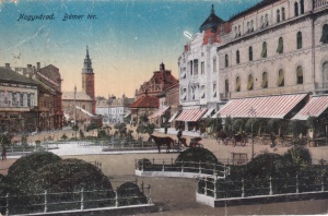 Oradea. Piata Bemer / Nagyvárad. Bémer tér. (circulata 1921)