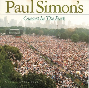 Paul Simon – Paul Simon's Concert In The Park. August 15th, 1991