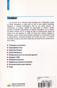 Pavel Campeanu - Ceausescu, anii numaratorii inverse - Img 2
