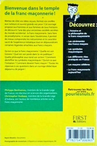 Philippe Benhamou - La franc-maconnerie pour les nuls - Img 2