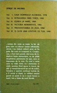 Radu Tudoran - O suta una lovituri de tun. Sfarsit de mileniu, volumul 6 - Img 2