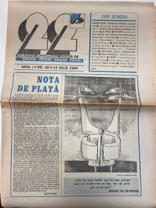 Revista 22, nr. 26, 13 iulie 1990