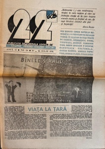 Revista 22, nr. 28, 19-26 iulie 1991