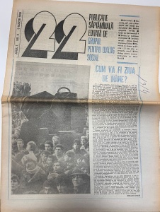 Revista 22, nr. 8, 9 martie 1990