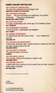 Robert Ludlum - The Chancellor Manuscript - Img 2