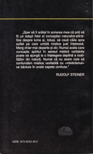 Rudolf Steiner - Gand uman, gand cosmic. Mistica in zorii vietii spirituale a timpului nostru in legatura ei cu conceptia moderna despre lume - Img 2