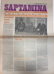 Saptamana, nr. 21, 26 mai 1989