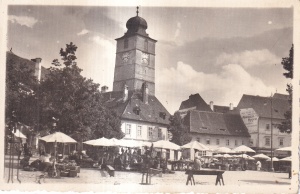 Sibiu. Targ La Piata Mica (1943, necirculata)
