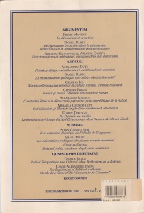 Studia Politica. Revista Romana de Stiinta Politica, volumul 1, numarul 1, 2001 - Img 2