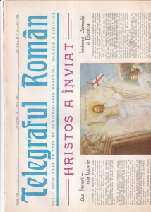 Telegraful roman, nr. 15-16 si 17-18, aprilie-mai 1984. Foaie religioasa editata de Arhiepiscopia Ortodoxa Romana a Sibiului