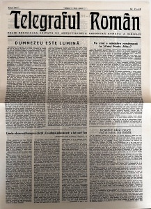 Telegraful roman, nr. 17-18, 1 mai 1990. Foaie religioasa editata de Arhiepiscopia Ortodoxa Romana a Sibiului
