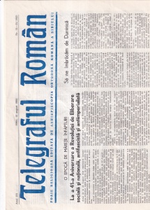 Telegraful roman, nr. 31-32, august 1985. Foaie religioasa editata de Arhiepiscopia Ortodoxa Romana a Sibiului