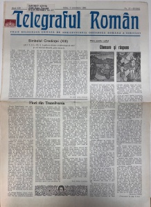 Telegraful roman, nr. 37-38, octombrie 1981. Foaie religioasa editata de Arhiepiscopia Ortodoxa Romana a Sibiului